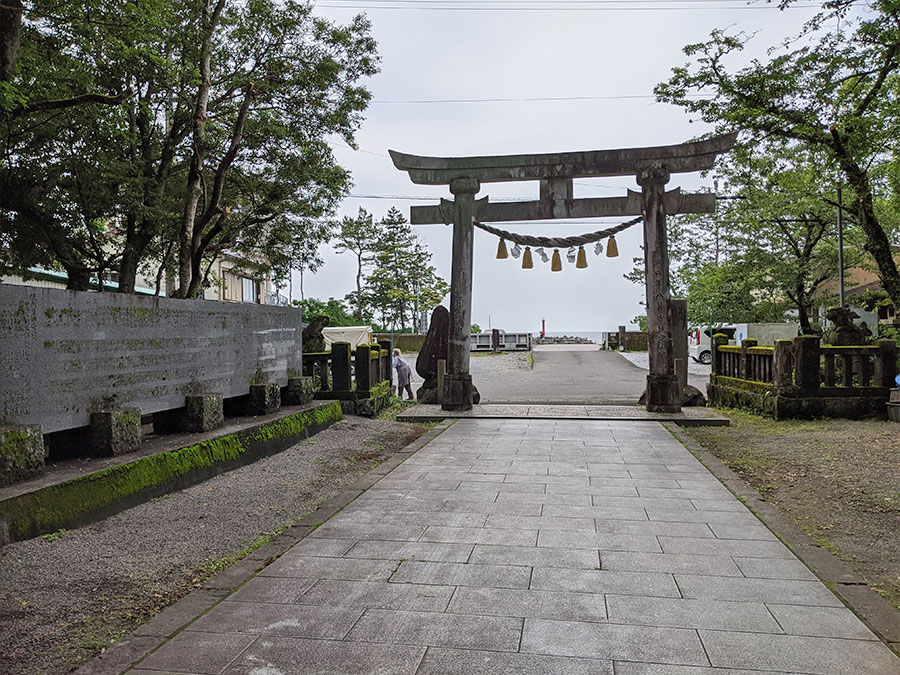 久礼八幡宮の鳥居