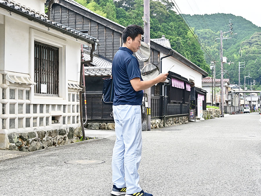 旧浜口家住宅付近