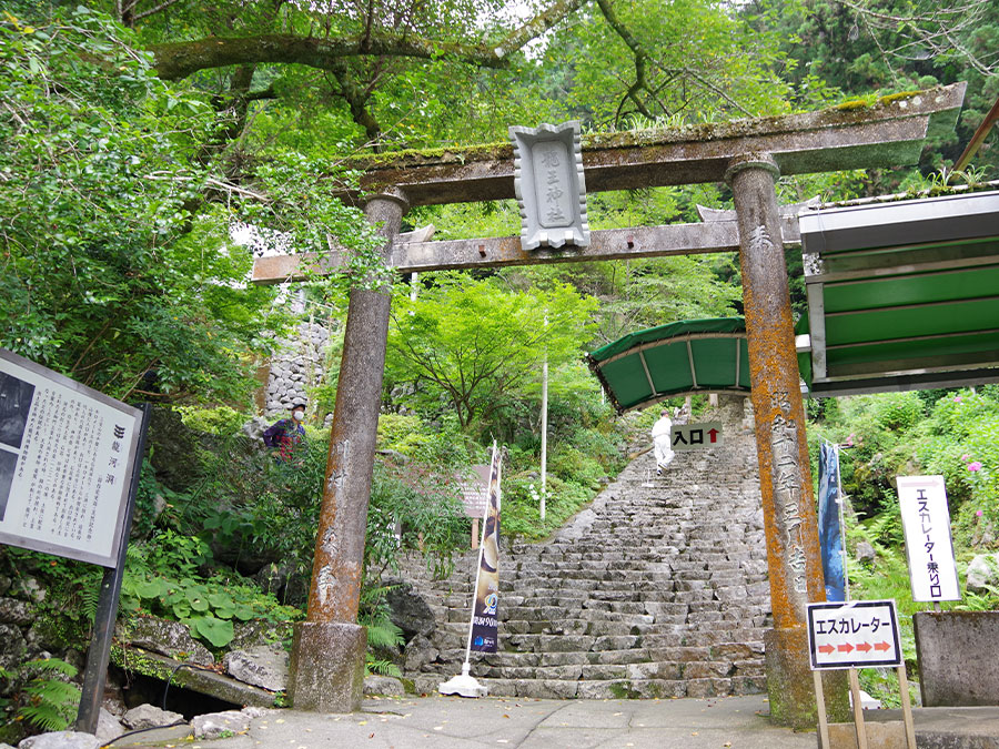 龍河洞の下