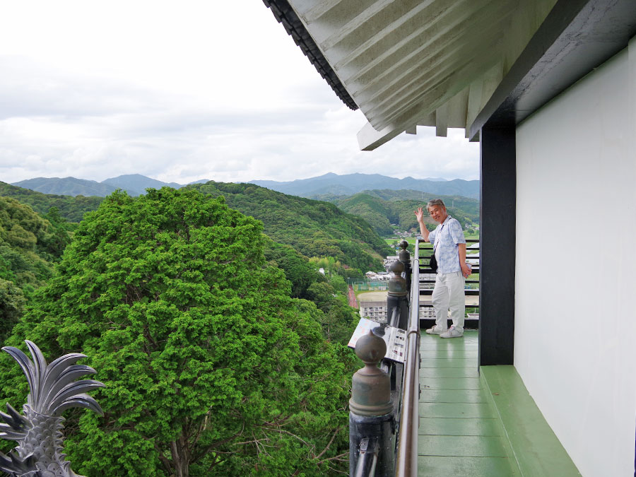 四万十市郷土博物館の4階展望室