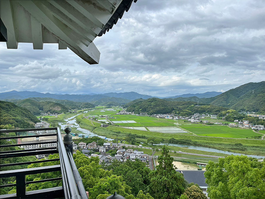  4階展望室からの後川