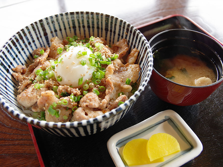 とおわ食堂の四万十ポークのとどろ味噌豚丼