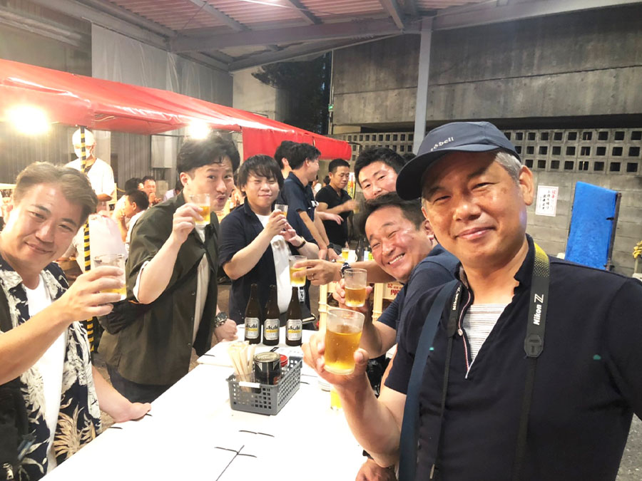 屋台安兵衛で乾杯