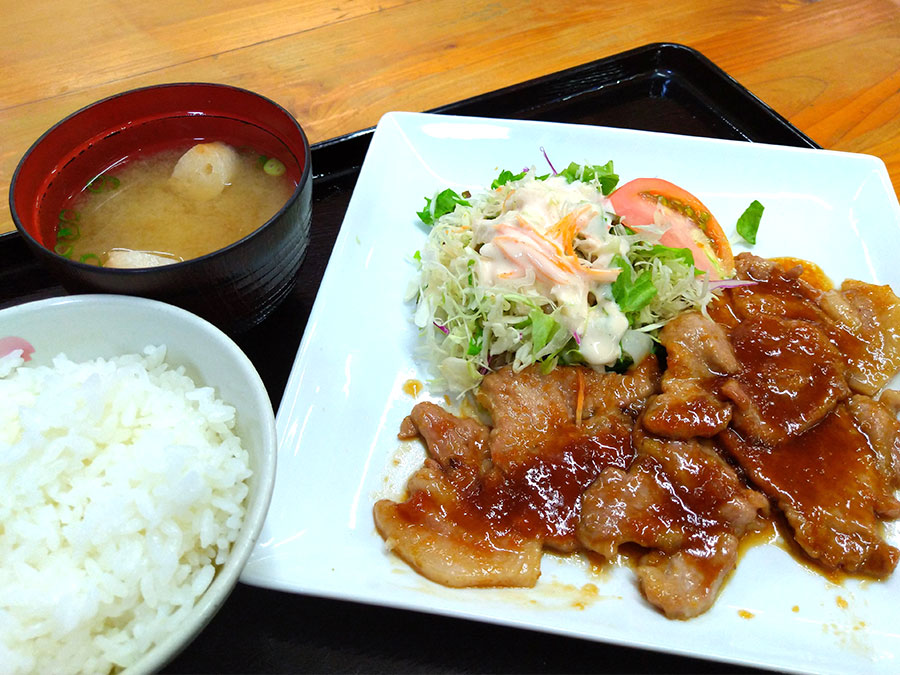 豚生姜焼定食