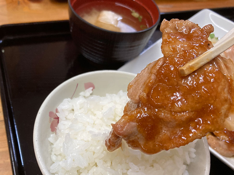 豚生姜焼定食