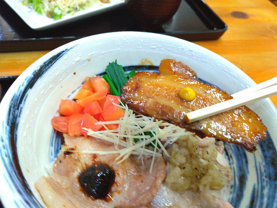 四万十ポークの三種丼