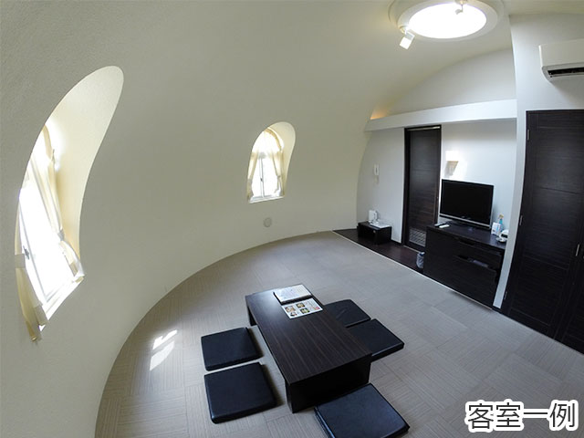 外観,和室一例,洗面所一例,フロント,カート,ヴィレッジショップ,公園,ドッグラン