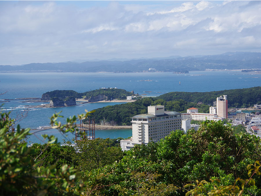 平草原公園の展望台からの景色