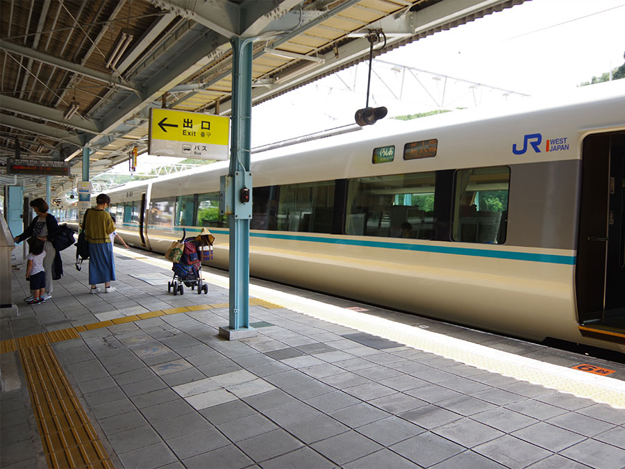 JR白浜駅のホーム