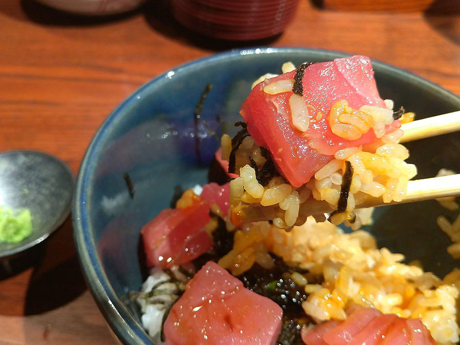 中華そば丸田屋のまぐろめし