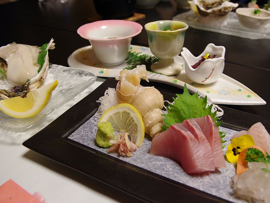 羽衣荘の夕食