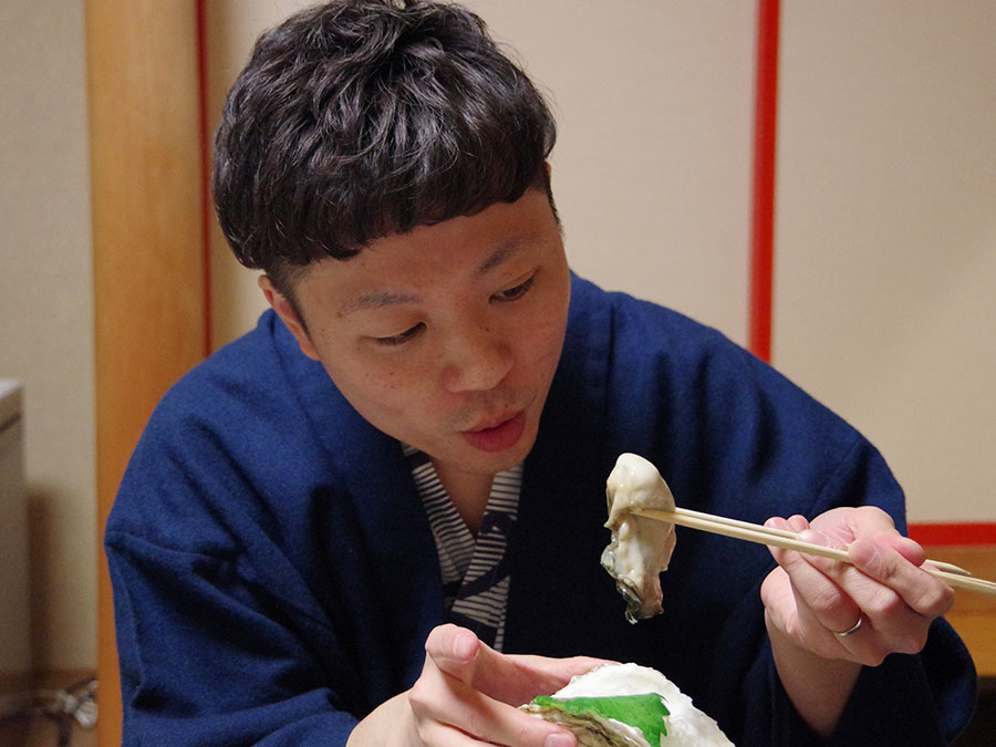 羽衣荘の隠岐岩牡蠣