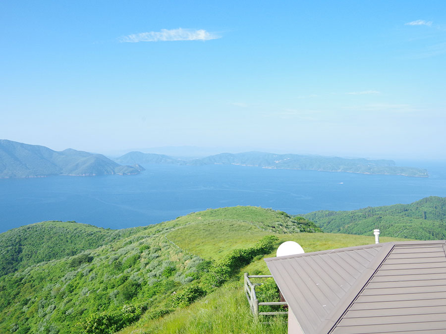 赤ハゲ山の展望台からの眺め