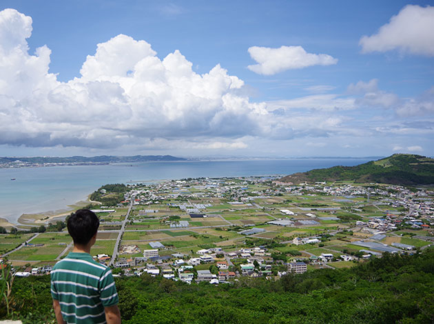 テラス席からの絶景