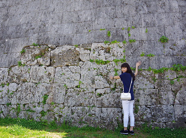首里城の石垣