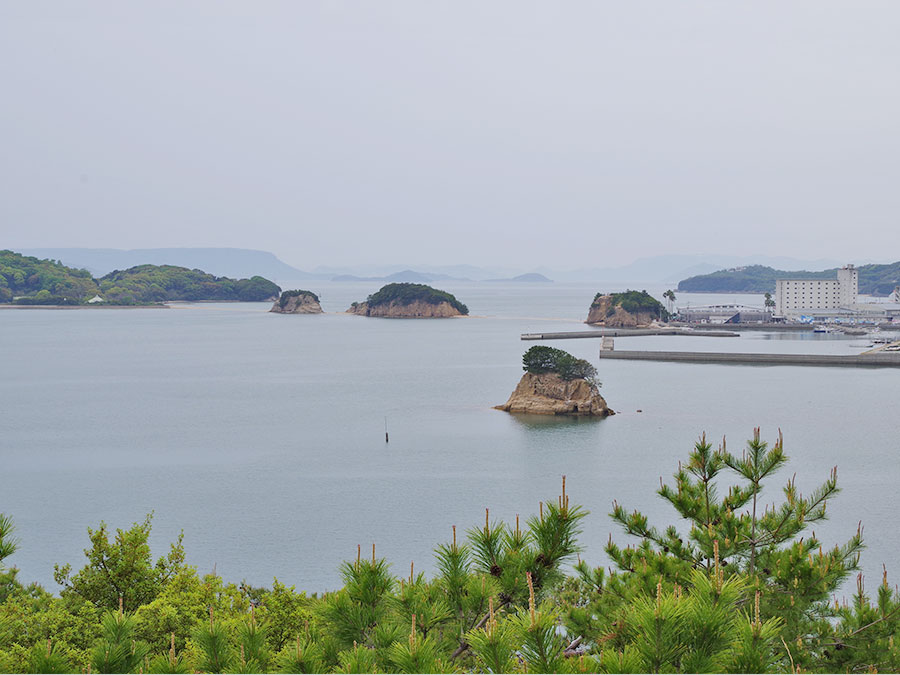 双子浦展望台からの景色