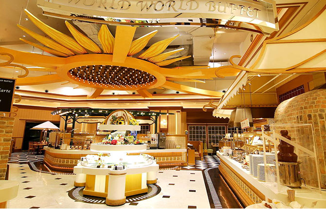 ホテル京阪ユニバーサル・シティのレストラン（ワールド・ワールド・バッフェ）