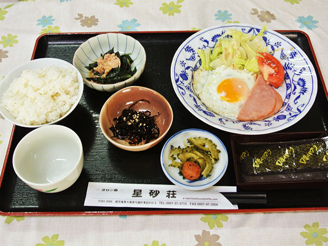 朝食一例